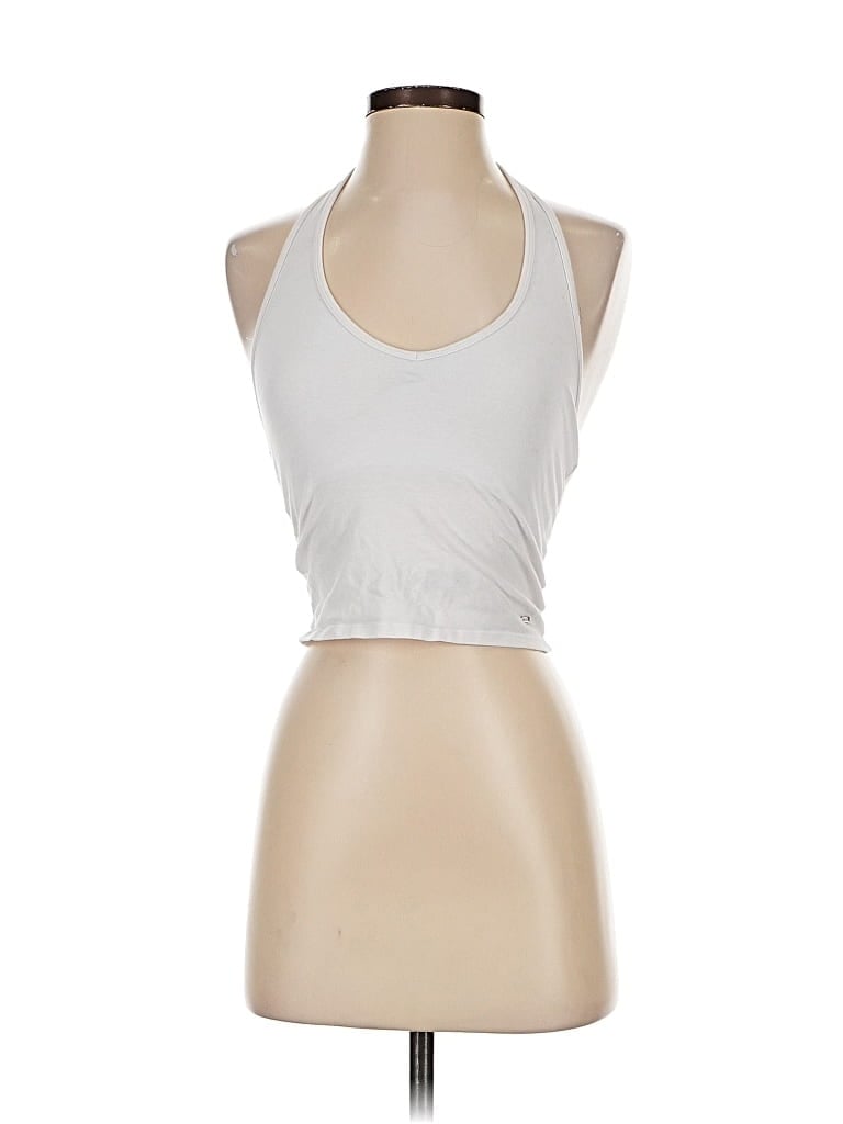 Pre-owned Hollister Tank Top Silver Halter Neckline Tops