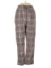 Nasty Gal Inc. Plaid Brown Casual Pants Size 4 - photo 1