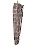 Nasty Gal Inc. Plaid Brown Casual Pants Size 4 - photo 4
