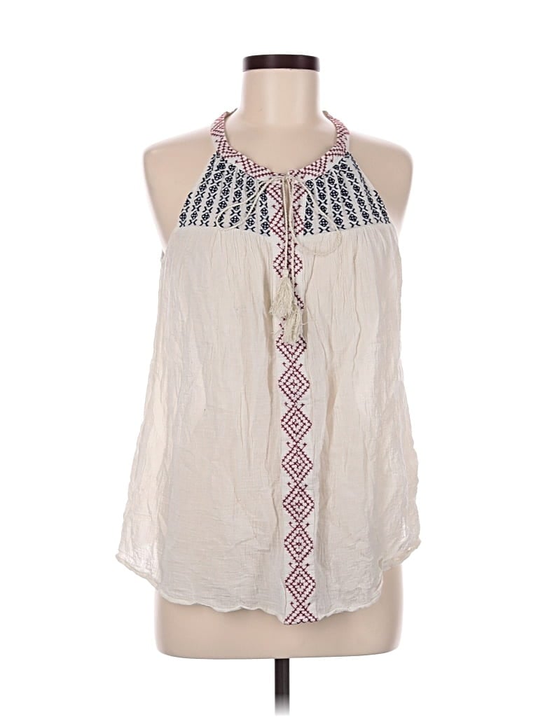 Pre-owned Two By Vince Camuto Sleeveless Blouse In White