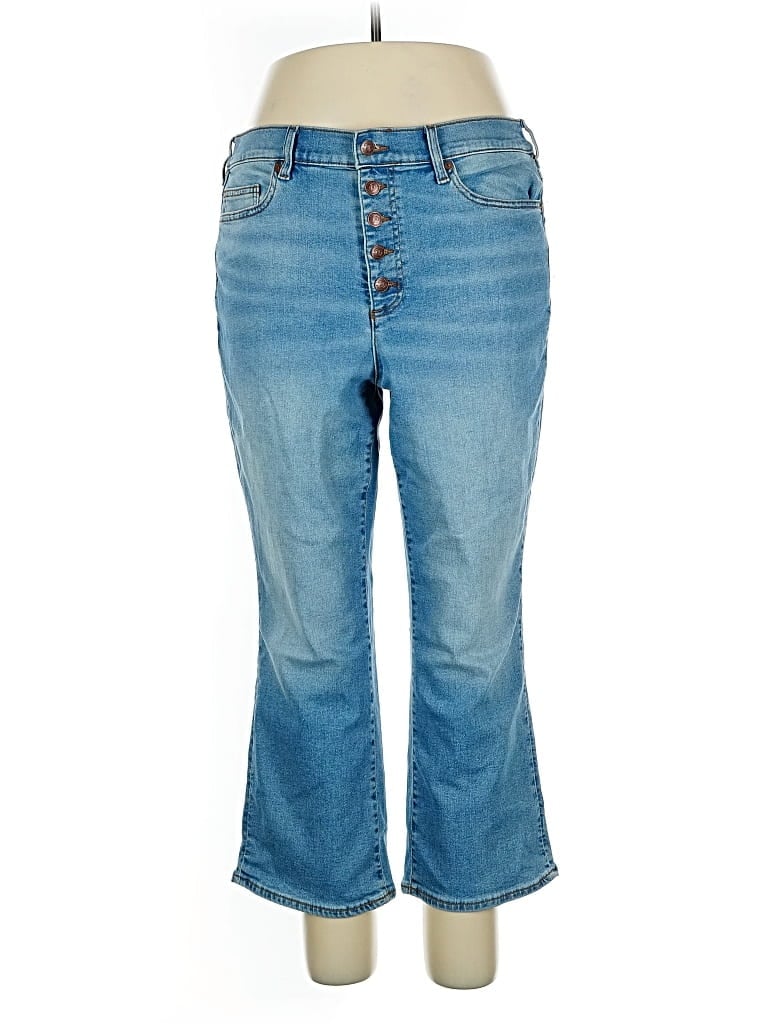 Pre-owned Lands' End Jeans In Blue