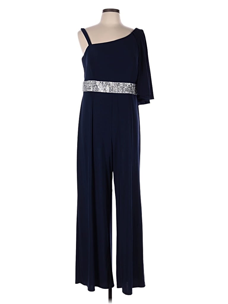Pre-owned Roz & Ali Jumpsuit In Blue