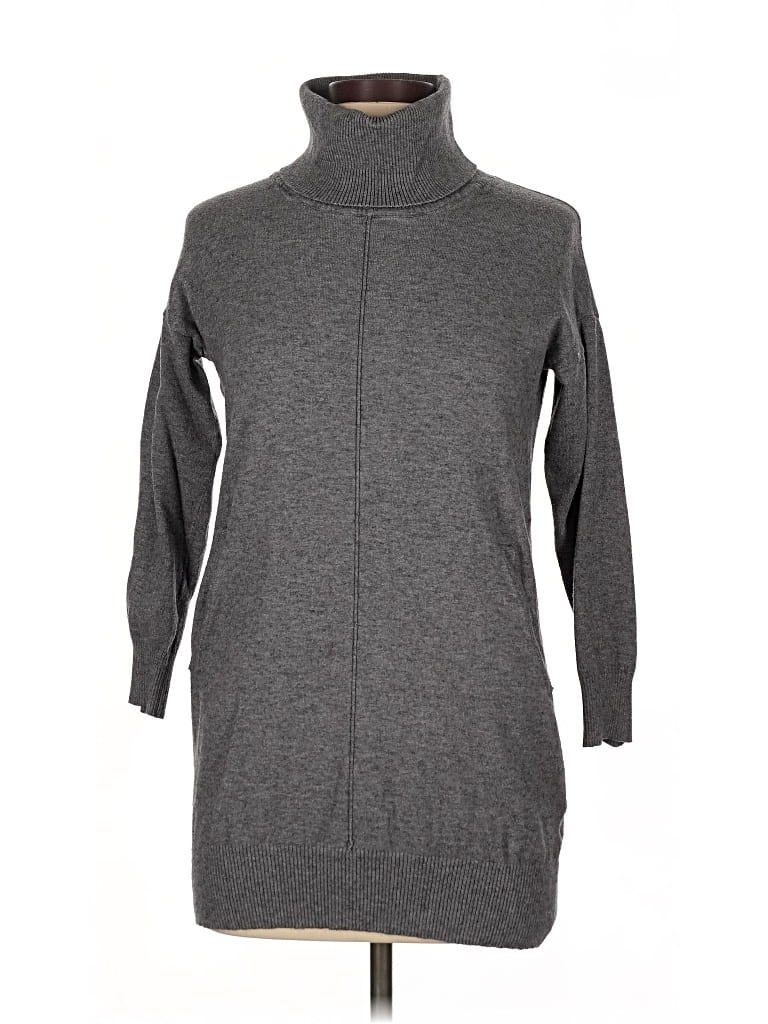 Pre-owned Simply Couture Turtleneck Sweater In Gray