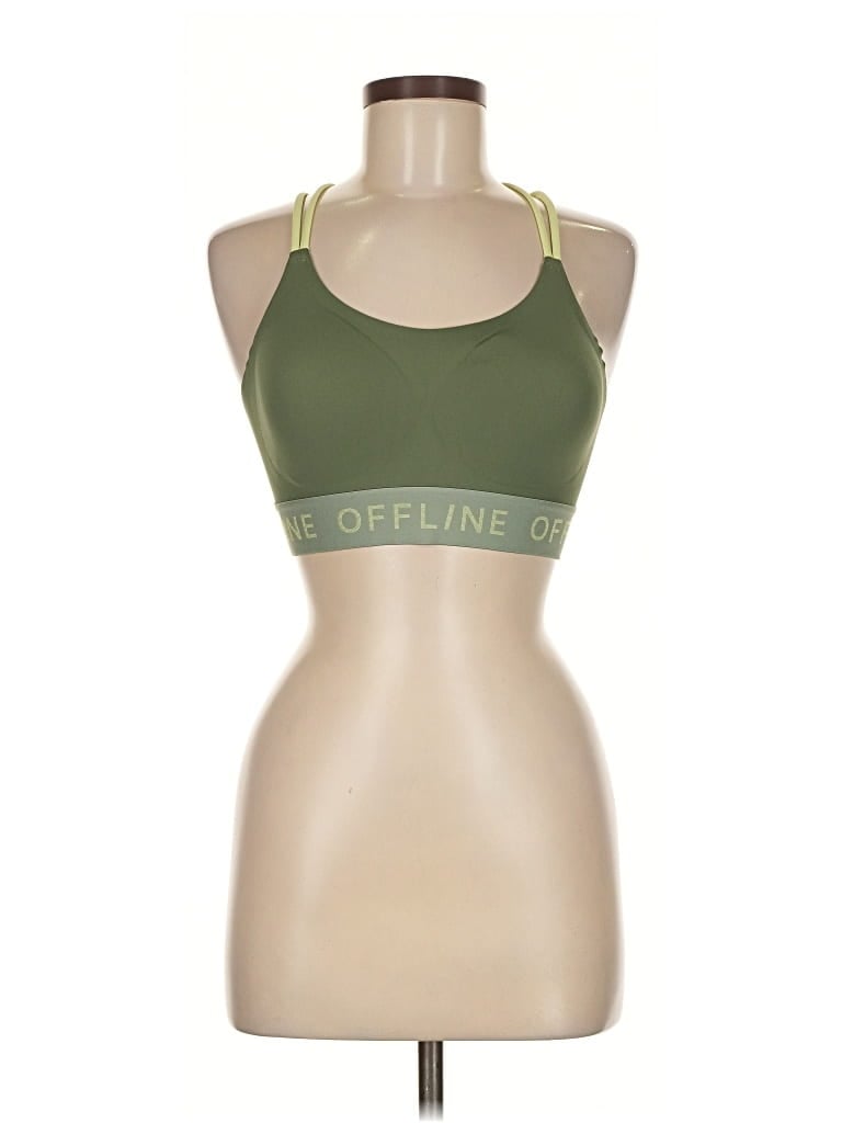 Pre-owned Offline By Aerie Sports Bra In Yellow