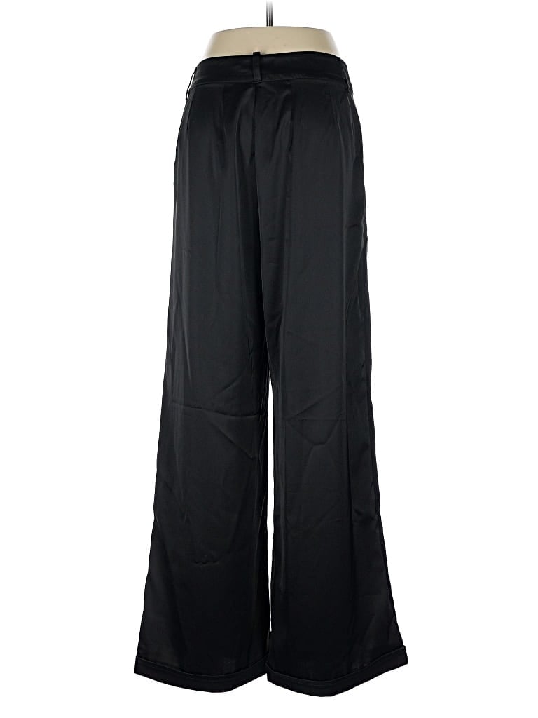 Pre-owned Assorted Brands Silk Pants In Black