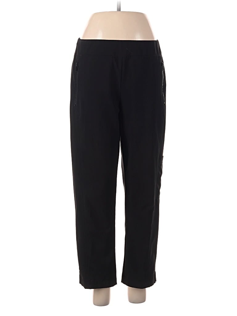 Pre-owned Zenergy By Chico's Track Pants In Black