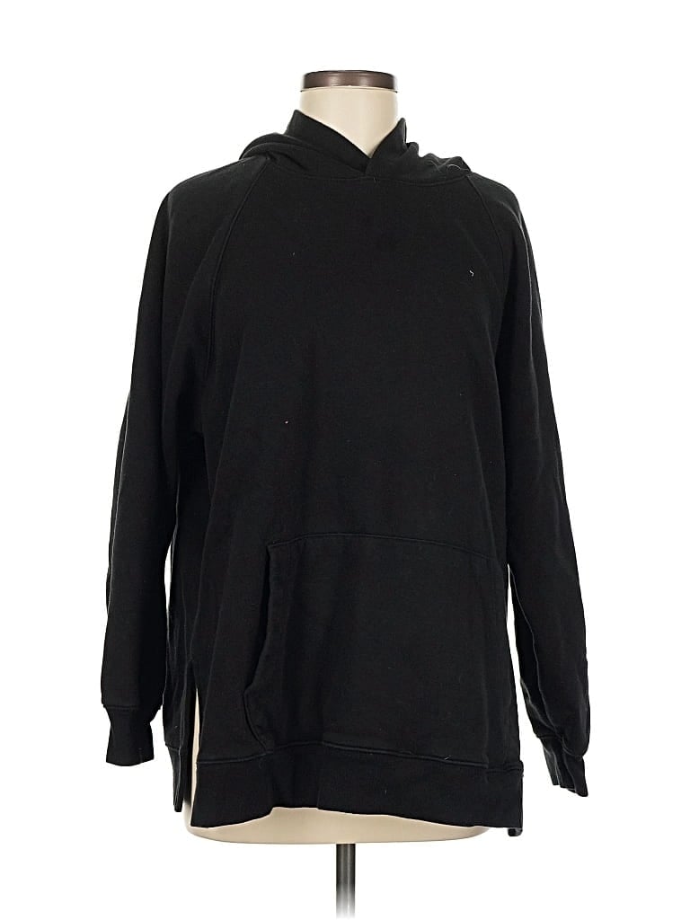 Pre-owned Gap Pullover Hoodie In Black