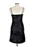 DressBarn 100% Polyester Stars Black Cocktail Dress Size 10 - photo 2