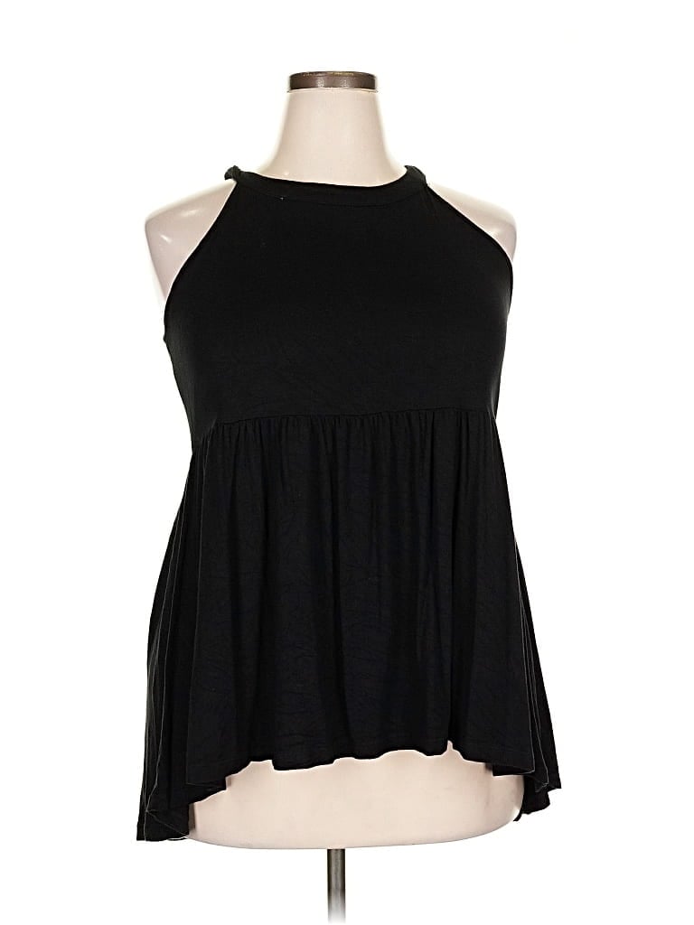Pre-owned Torrid Sleeveless Blouse In Black