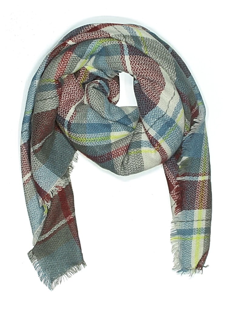 Pre-owned Assorted Brands Scarf In Blue