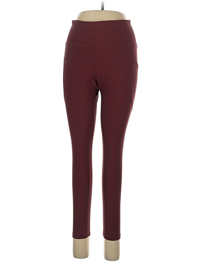 Pre-owned Active By Old Navy Active Pants In Burgundy