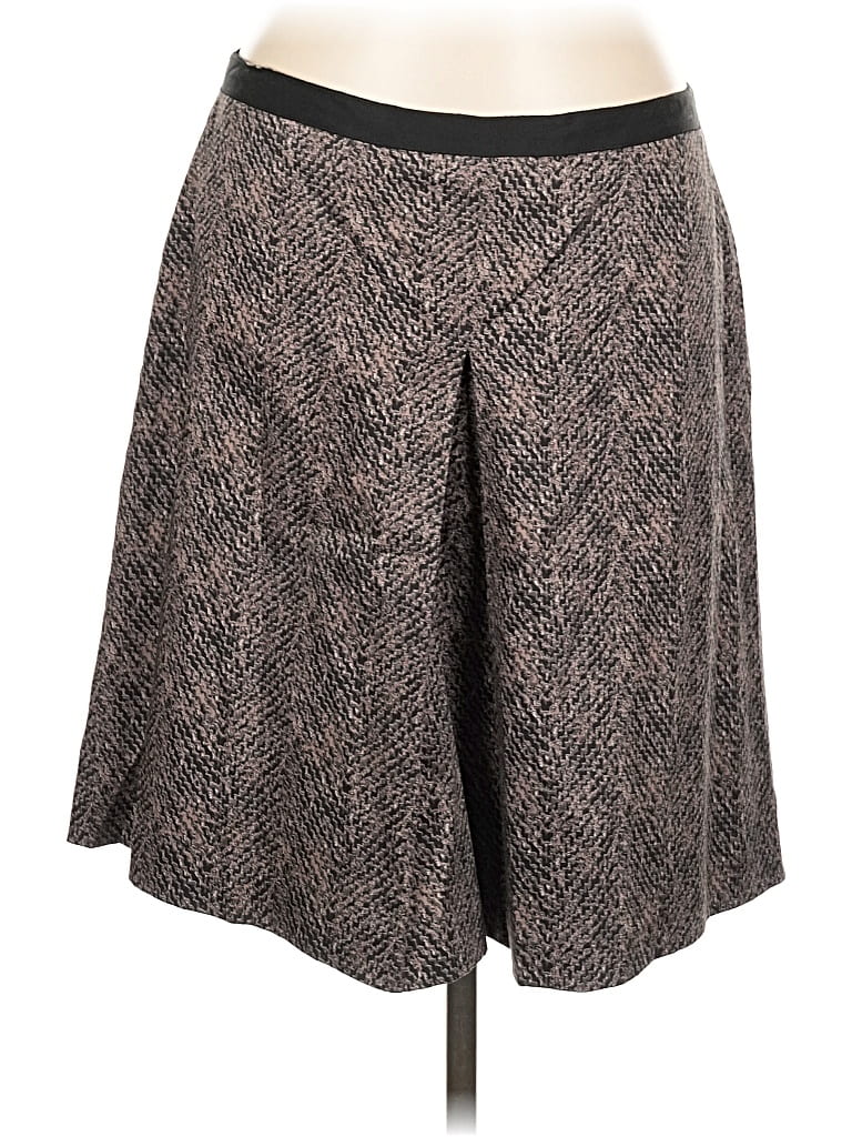 Pre-owned Ann Taylor Casual Skirt In Brown