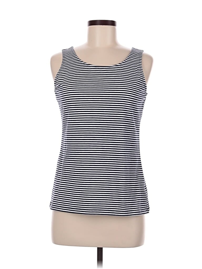 Pre-owned Talbots Tank Top Blue Halter Neckline Tops