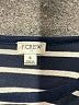 J.Crew Factory Store Stripes Gray Blue Pullover Hoodie Size S - photo 7