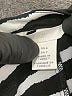 H&M 100% Viscose Stripes Black Short Sleeve Blouse Size S - photo 7