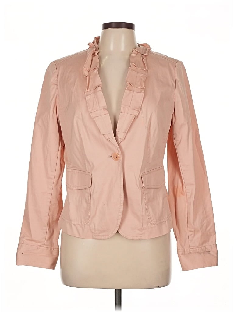 Pre-owned Talbots Blazer Jacket In Pink