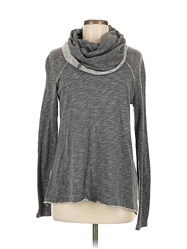 Pre-owned Fp Beach Turtleneck Sweater In Gray