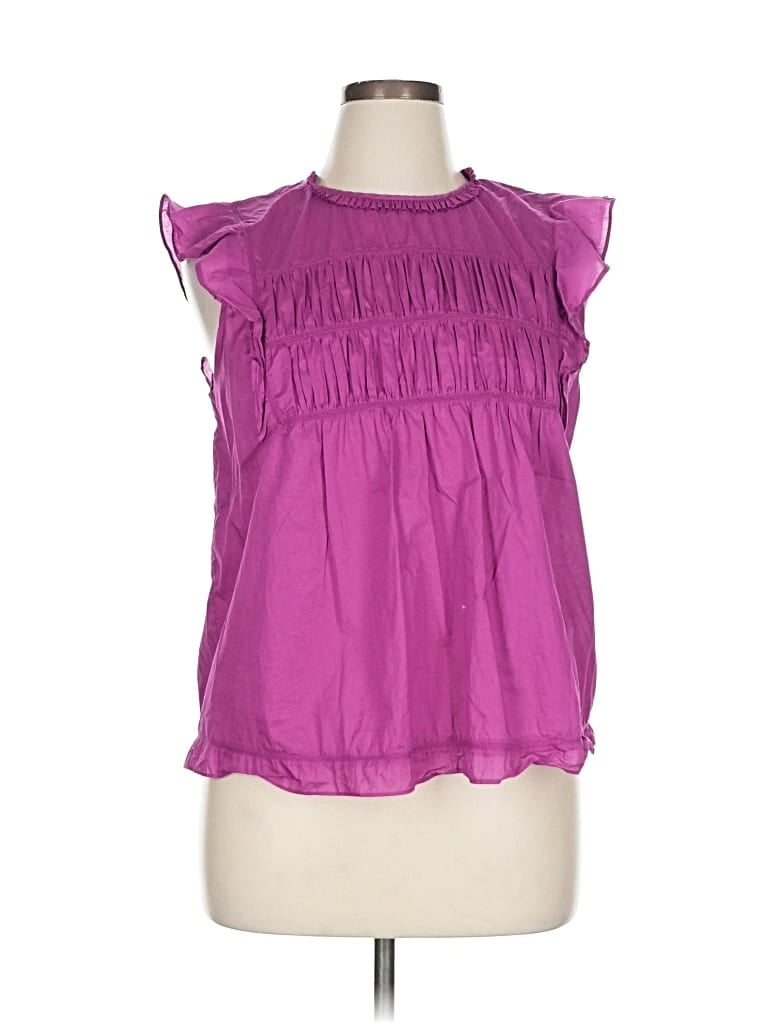 Pre-owned Rails Sleeveless T-shirt In Purple