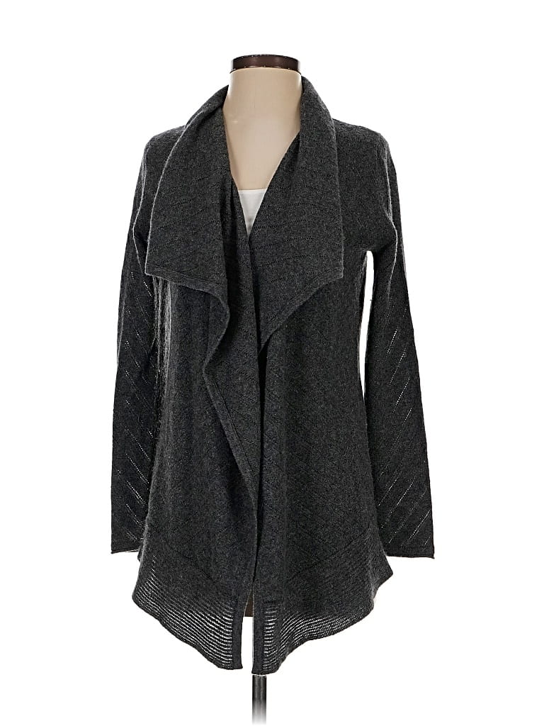 Pre-owned Elie Tahari Cardigan Sweater In Gray