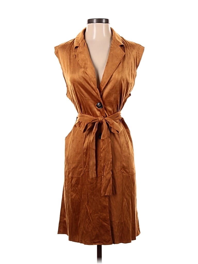 Pre-owned Lulus Casual Dress In Brown