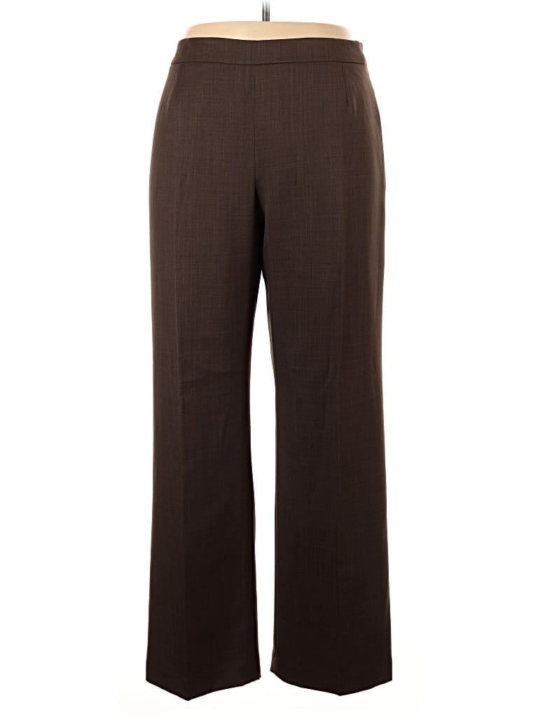 Pre-owned Le Suit Dress Pants In Brown