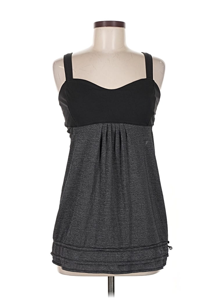 Pre-owned Lululemon Athletica Active Tank Top In Black