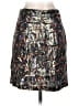 IRO Metallic Silver Silk Skirt Size EU (FR) 36 / US 4 - photo 2