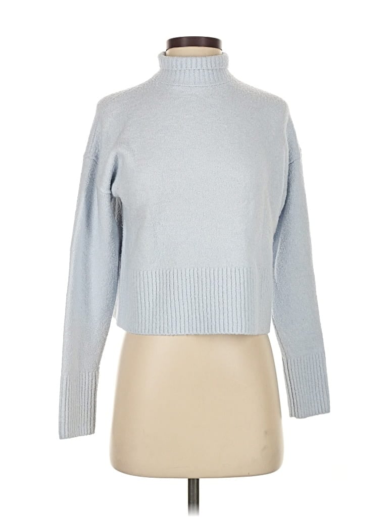 Pre-owned Paris Atelier & Other Stories Turtleneck Sweater In Blue