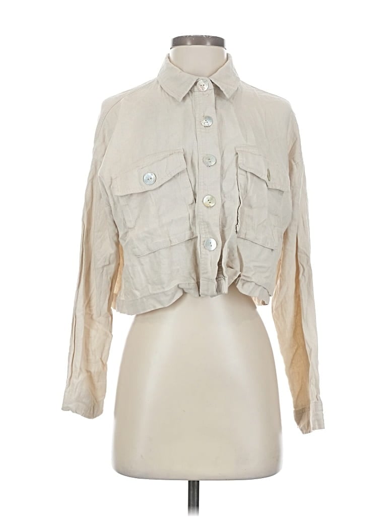 Pre-owned Forever 21 Cardigan Sweater In Brown