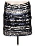 Aqua Silver Black Casual Skirt Size M - photo 1