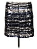 Aqua Silver Black Casual Skirt Size M - photo 2