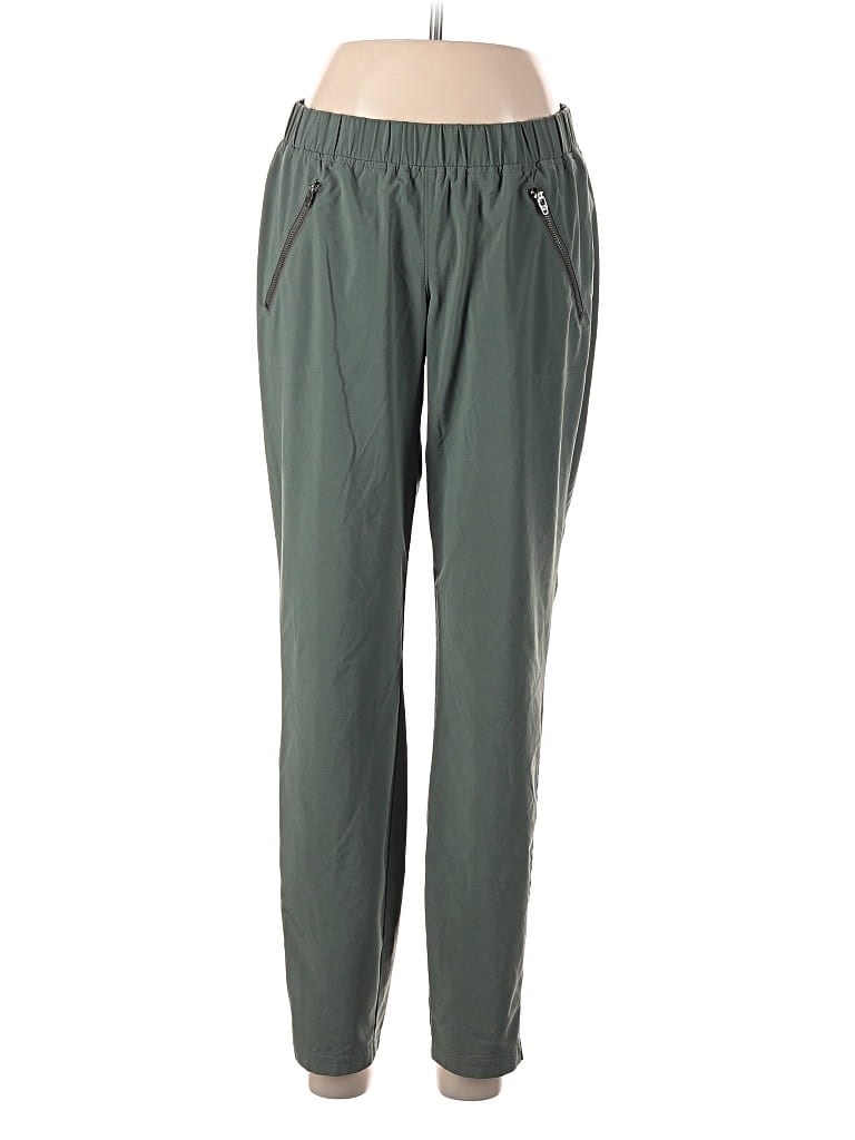 Pre-owned Athleta Track Pants In Green
