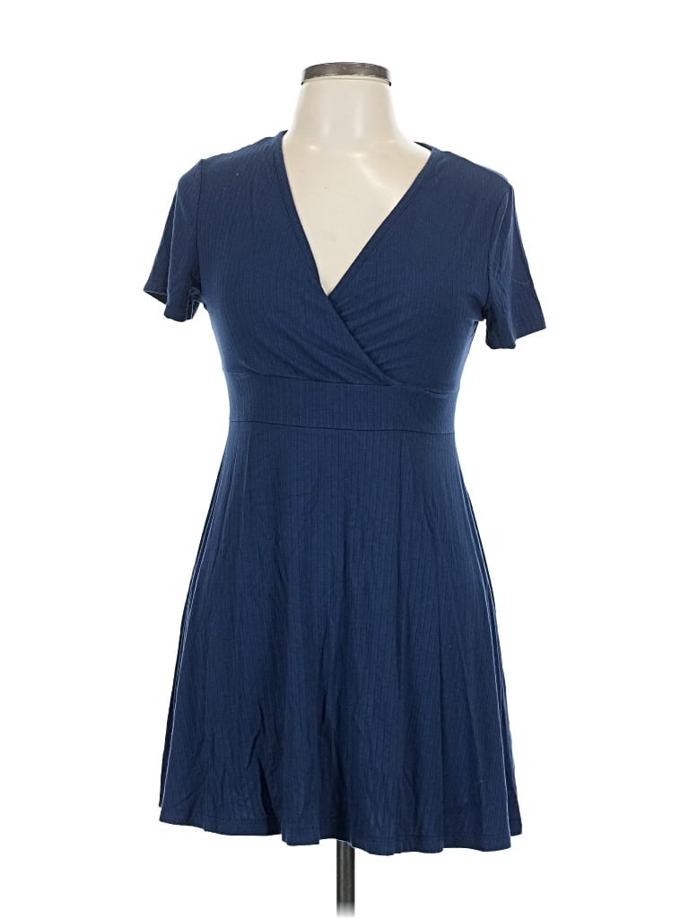 Pre-owned Shein Casual Dress In Blue
