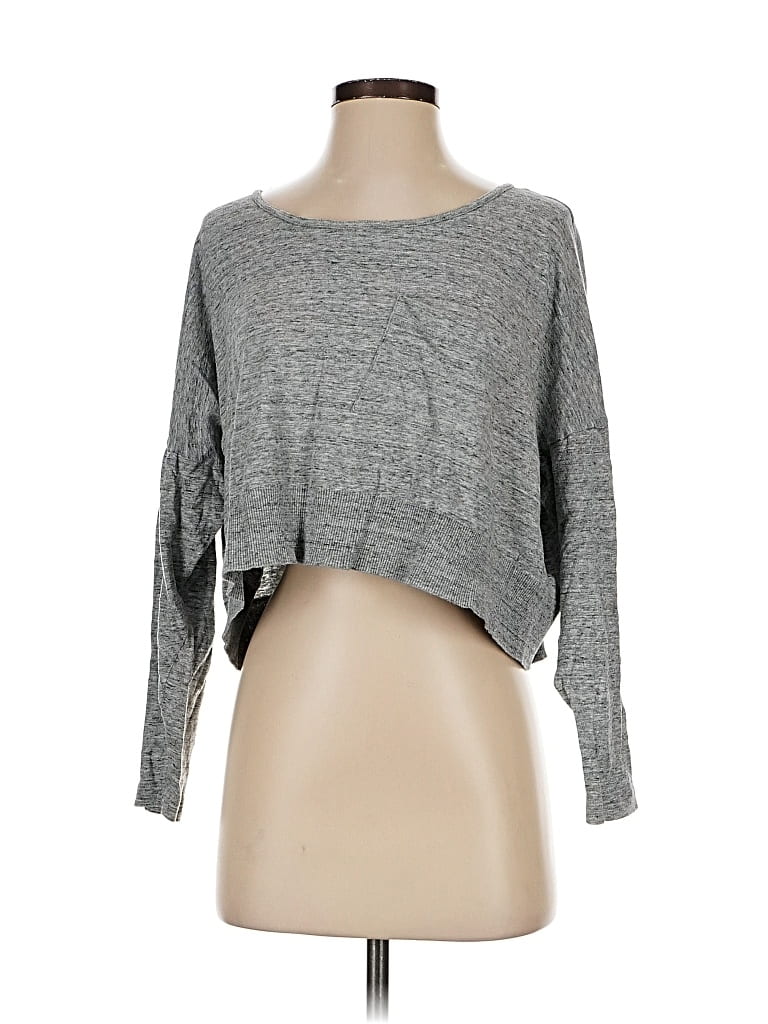 Pre-owned Rag & Bone 3/4 Sleeve T-shirt In Gray