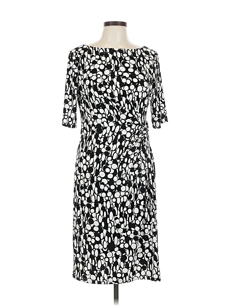 Pre-owned London Times Casual Dress In Black