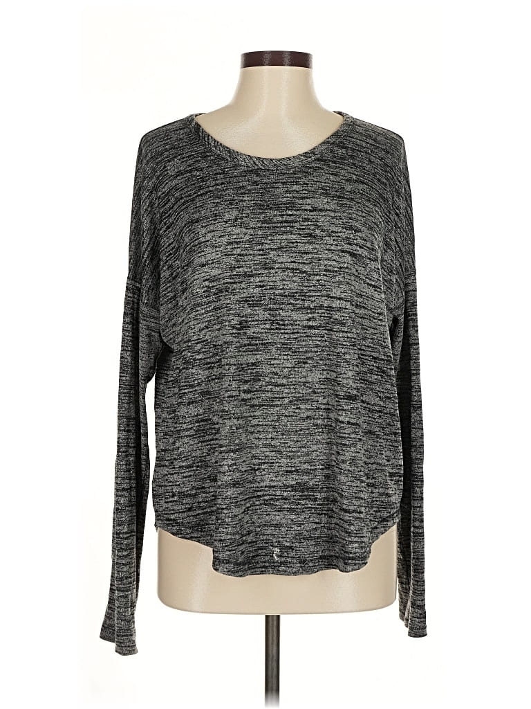 Pre-owned Rag & Bone Long Sleeve T-shirt In Gray