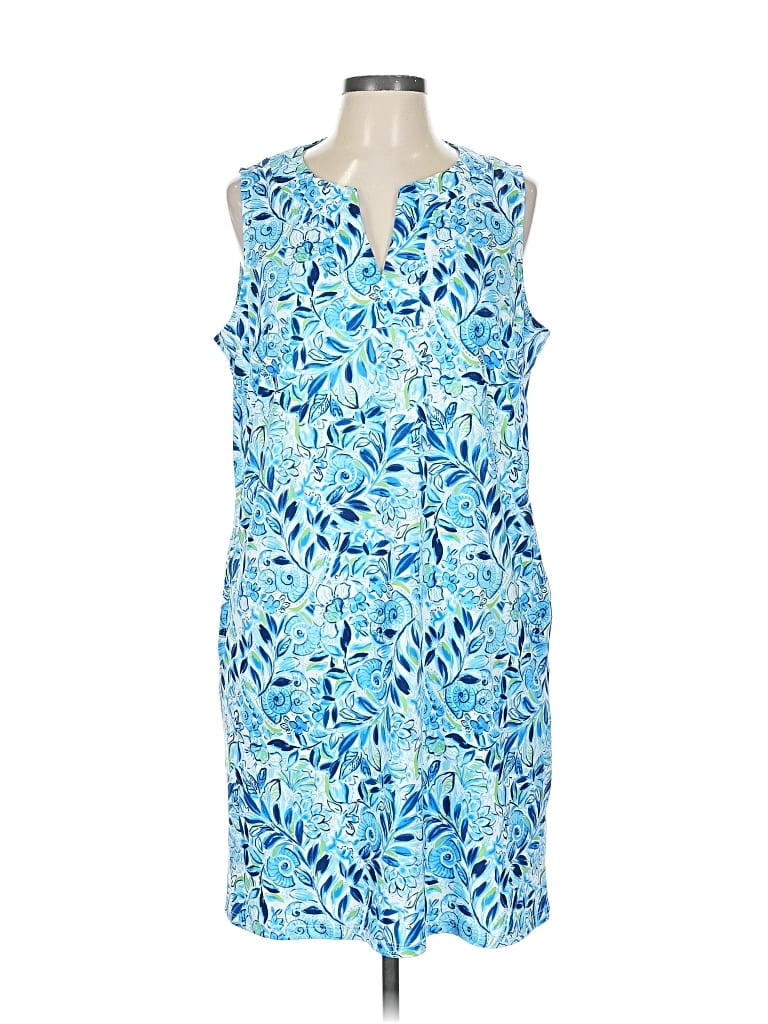 Pre-owned Stella Parker Casual Dress In Blue