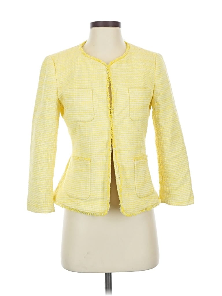 Pre-owned Banana Republic Factory Store Blazer Jacket In Yellow