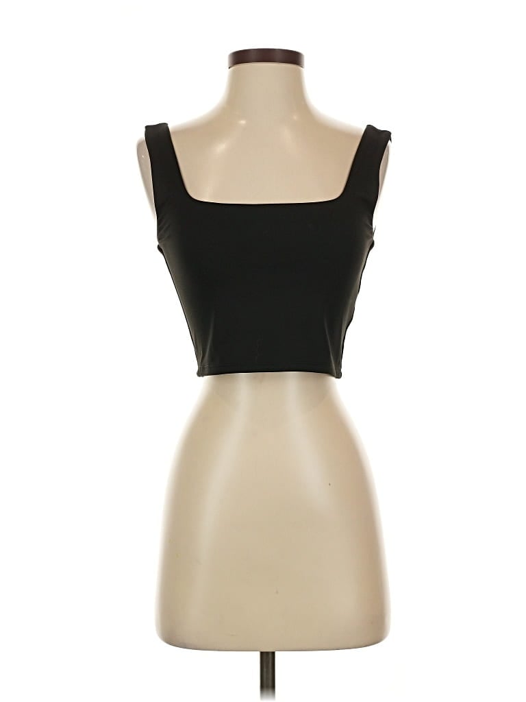Pre-owned Express Sleeveless Blouse In Black