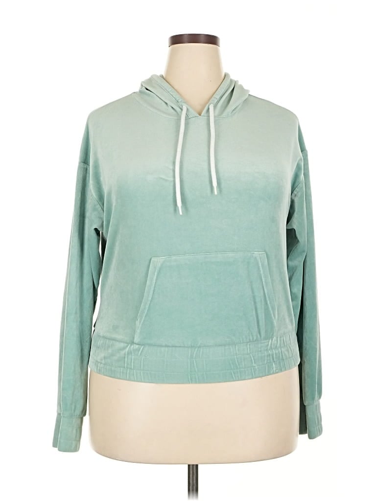 Pre-owned Unbranded Pullover Hoodie In Blue