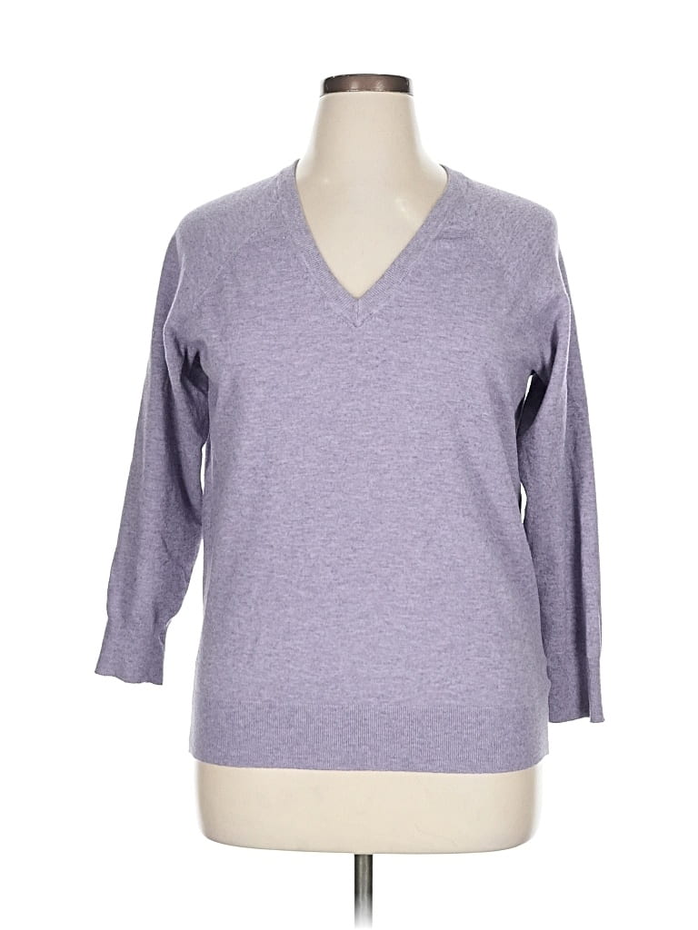 Pre-owned Torrid Pullover Sweater In Purple