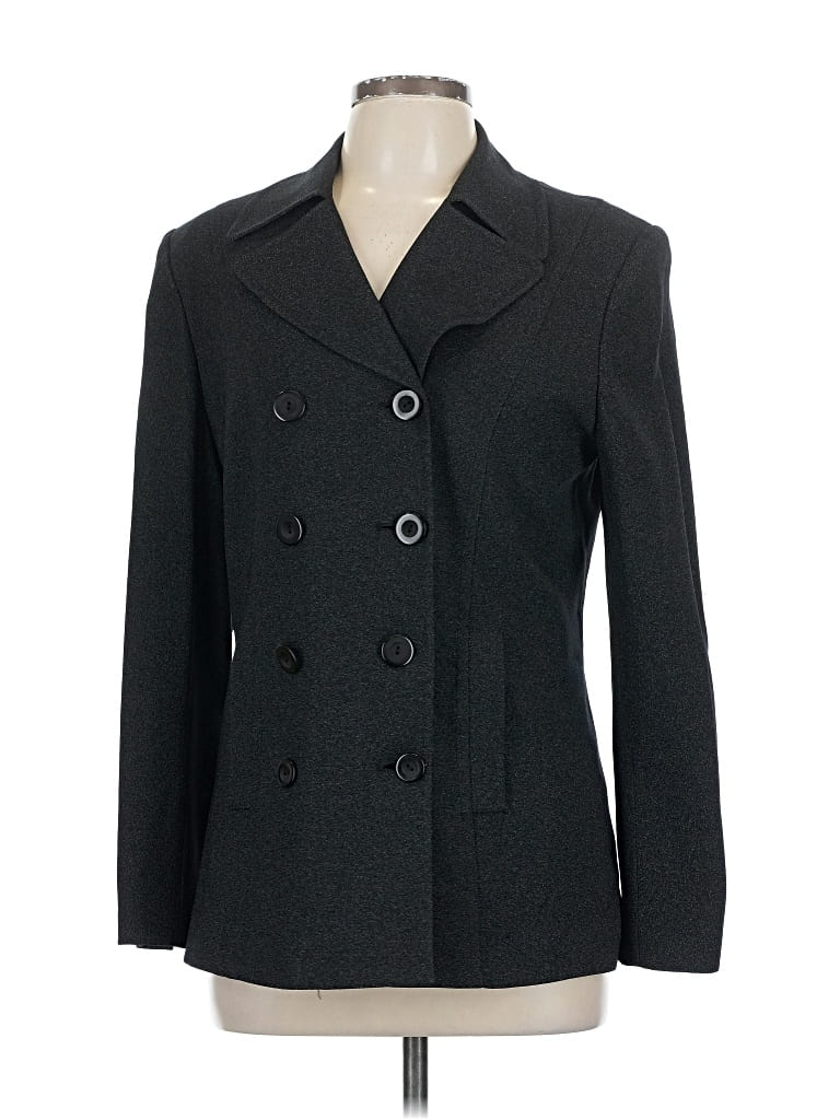 Pre-owned Tahari Blazer Jacket In Gray