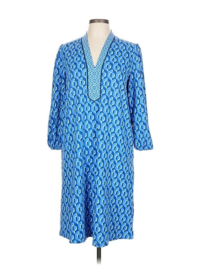 Pre-owned J. Mclaughlin Casual Dress In Blue