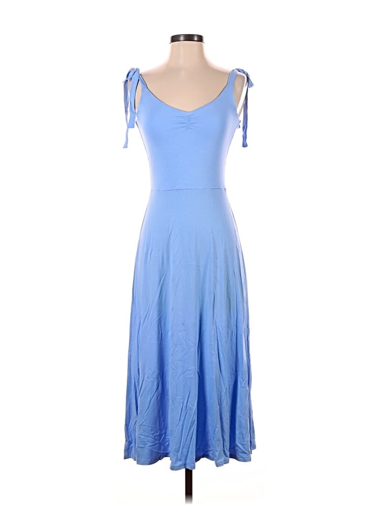 Pre-owned H&m Casual Dress In Blue