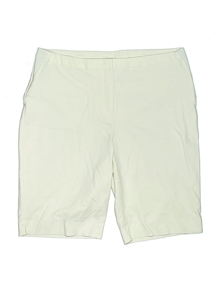 Pre-owned Chico's Athletic Shorts In White