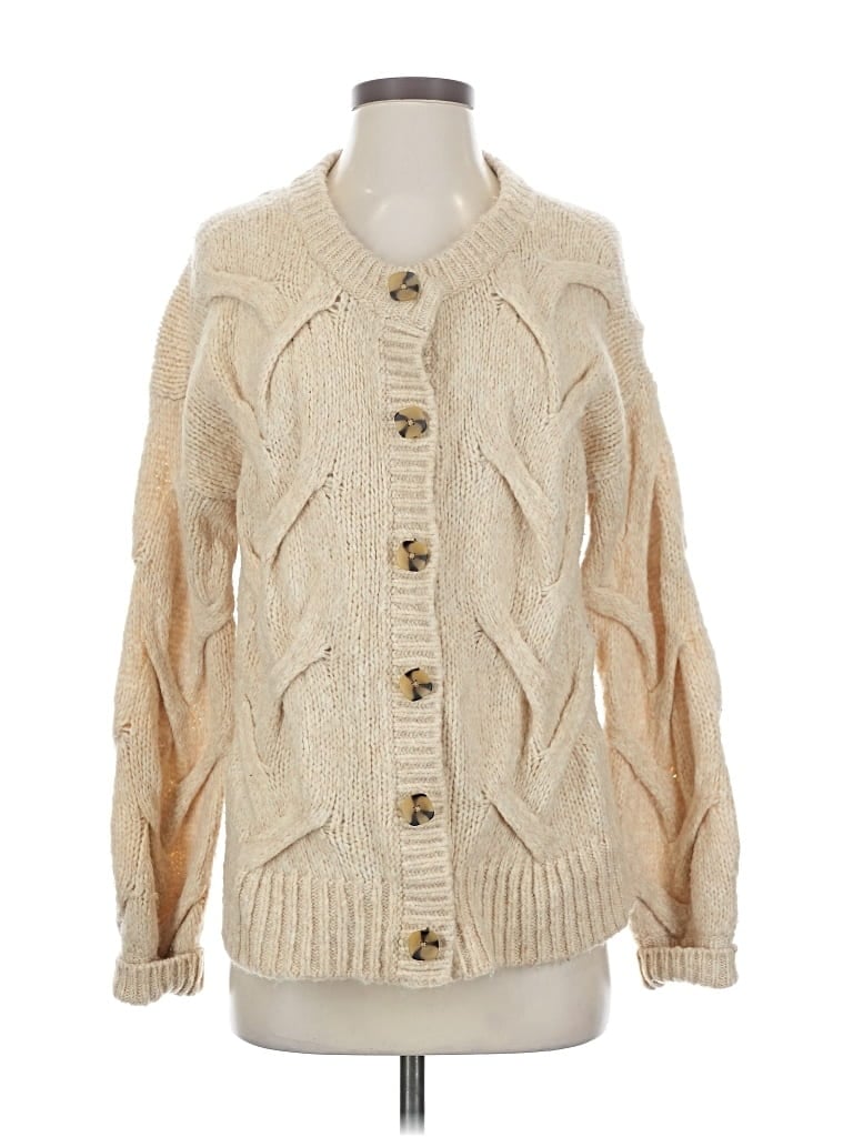 Pre-owned Madewell Cardigan Sweater In Brown