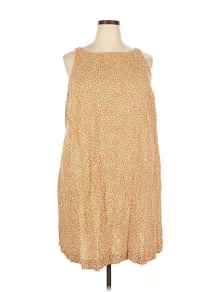 Pre-owned Ava & Viv Casual Dress In Orange