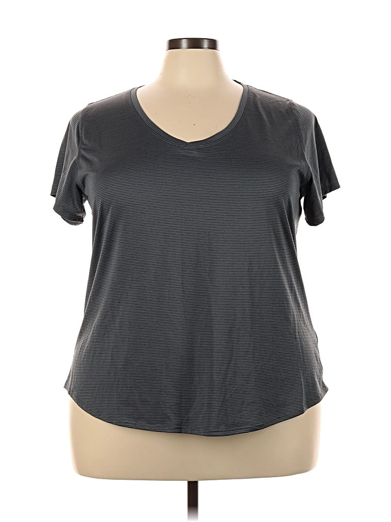 Pre-owned Unbranded Active T-shirt In Gray