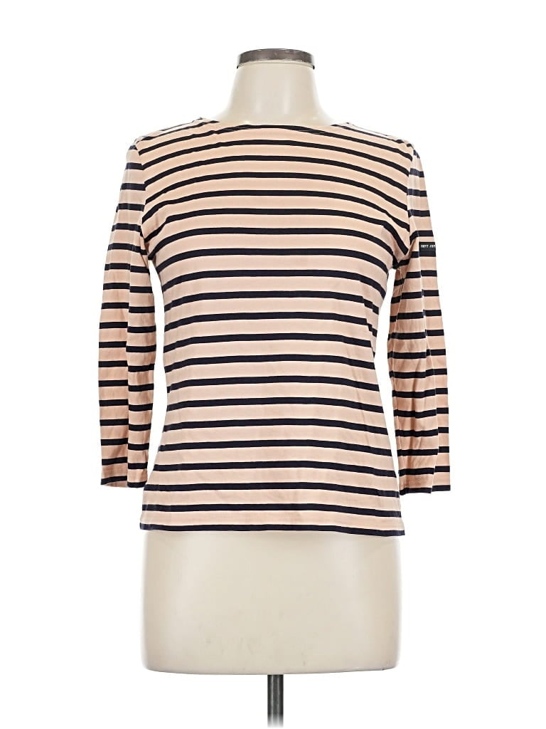 Pre-owned Saint James 3/4 Sleeve T-shirt In Brown