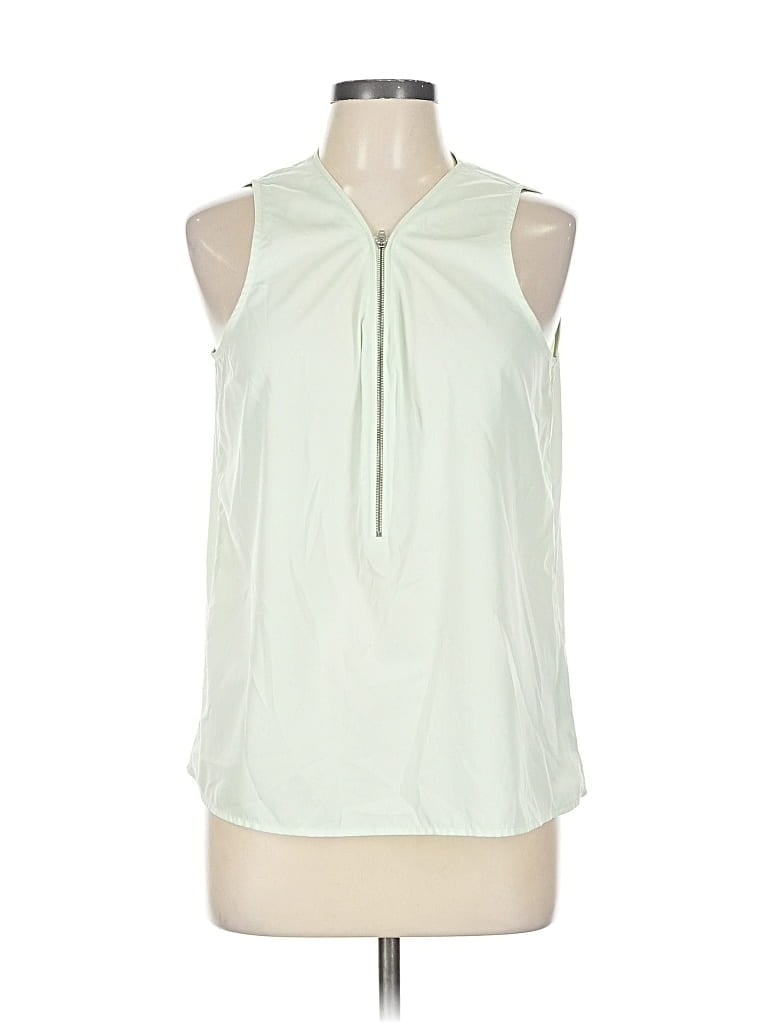 Pre-owned Banana Republic Factory Store Sleeveless Blouse In Green